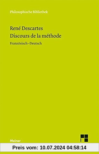 Discours de la Méthode: Im Anhang: Brief an Picot; Adrien Baillet: Olympica (Philosophische Bibliothek)
